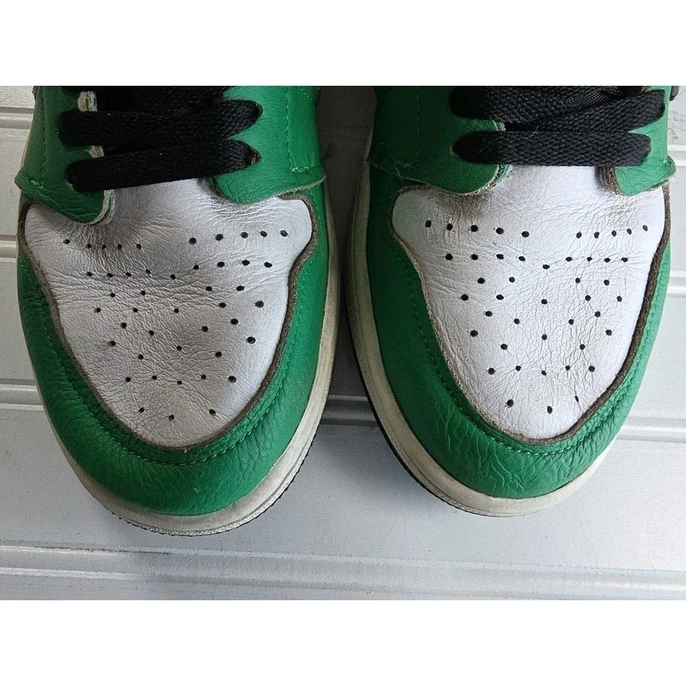 NIKE Air Jordan 1 Retro OG Lucky Women's 9.5 Men's 7.5 Lucky Green/Black/White